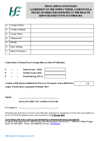Price Application Form front page preview
              